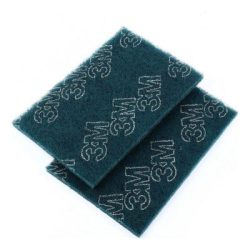 Miếng chà nhám xanh Mighty Blue 6in x 9in 3M