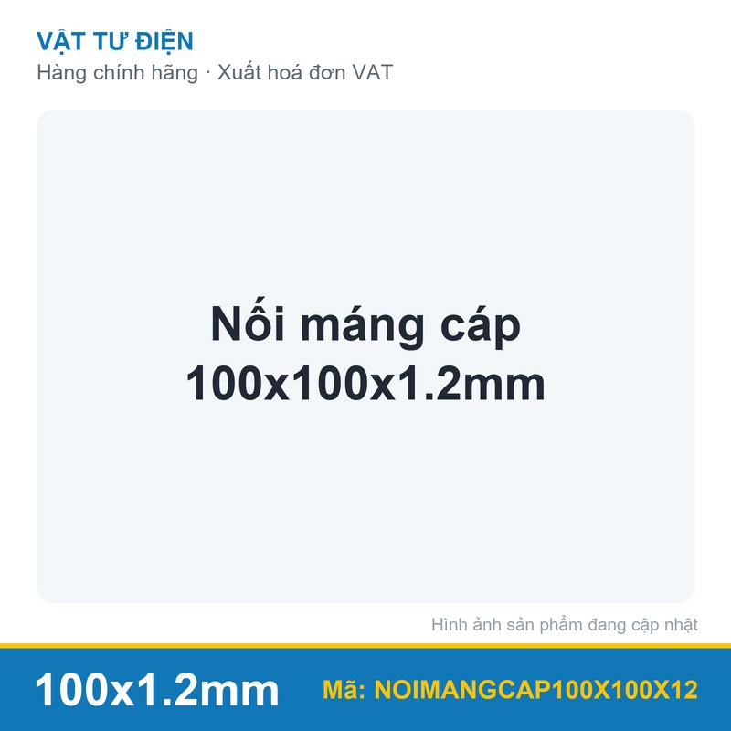 Nối máng cáp 100x100x1.2mm