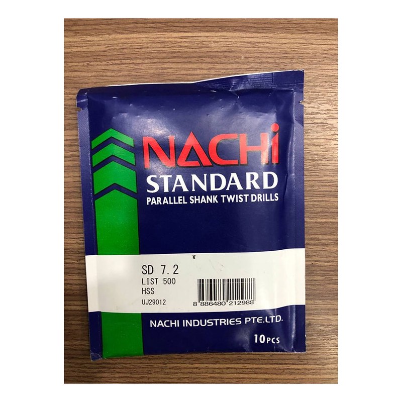 Mũi khoan trụ (L500) 7.2mm NSD7.2 NACHI