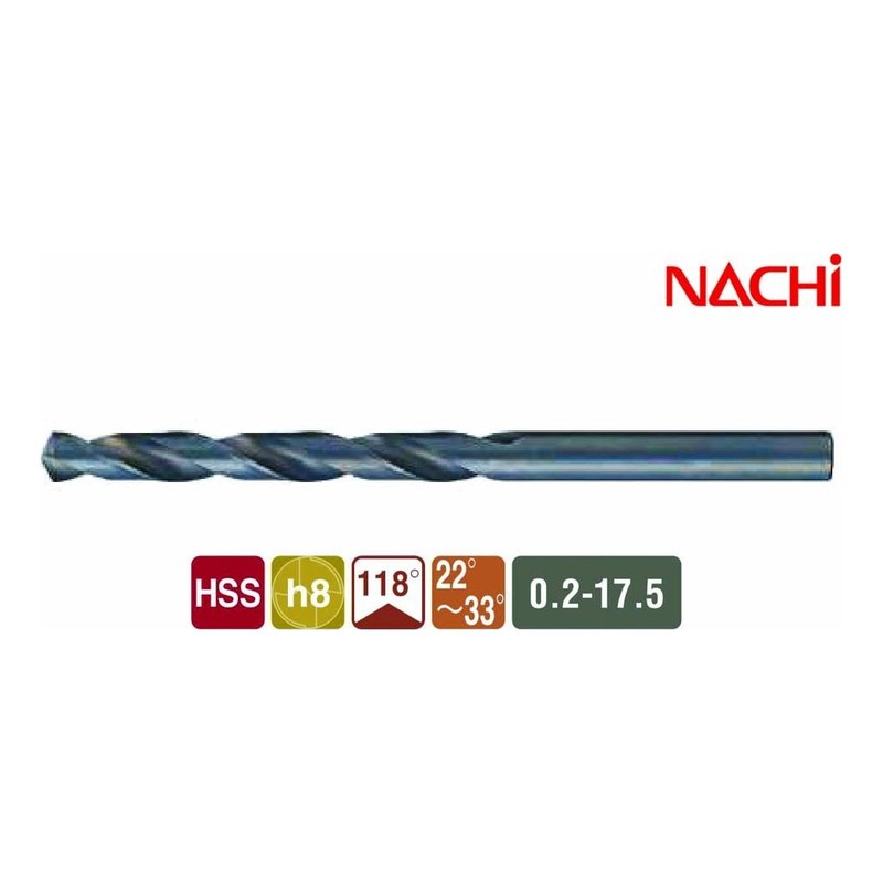 Mũi khoan trụ (L500) 8.7mm NSD8.7 NACHI