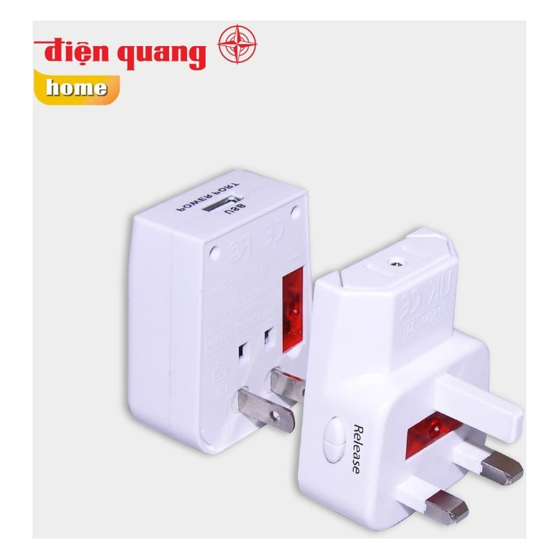 Ổ cắm du lịch TV05 1 cổng USB Điện Quang