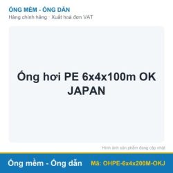 Ống hơi PE 6x4x100m OK JAPAN (cuộn)