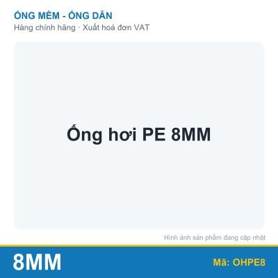 Ống hơi PE 8MM (cuộn)