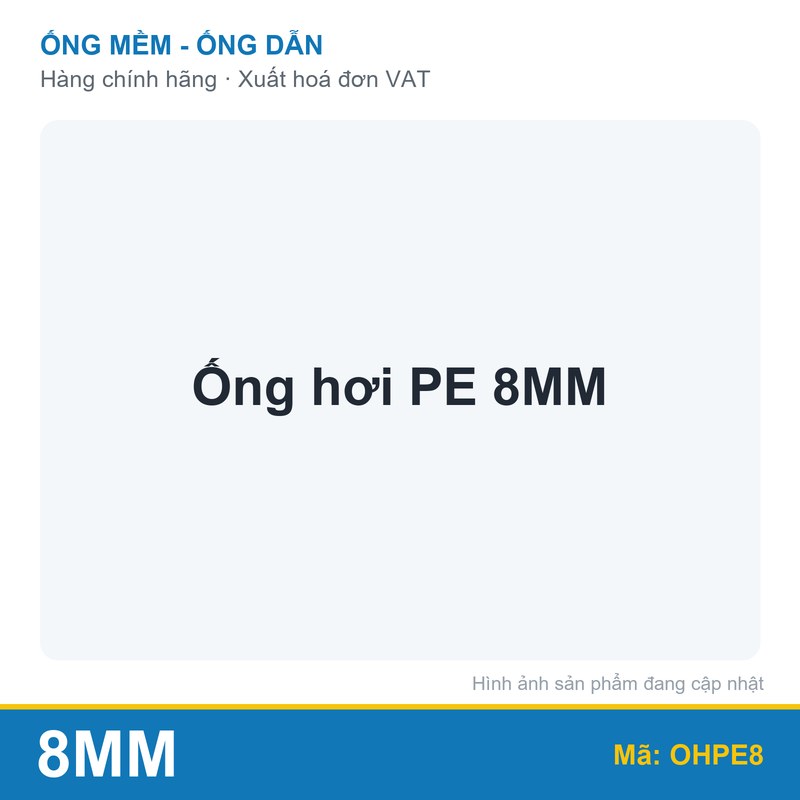 Ống hơi PE 8MM (cuộn)