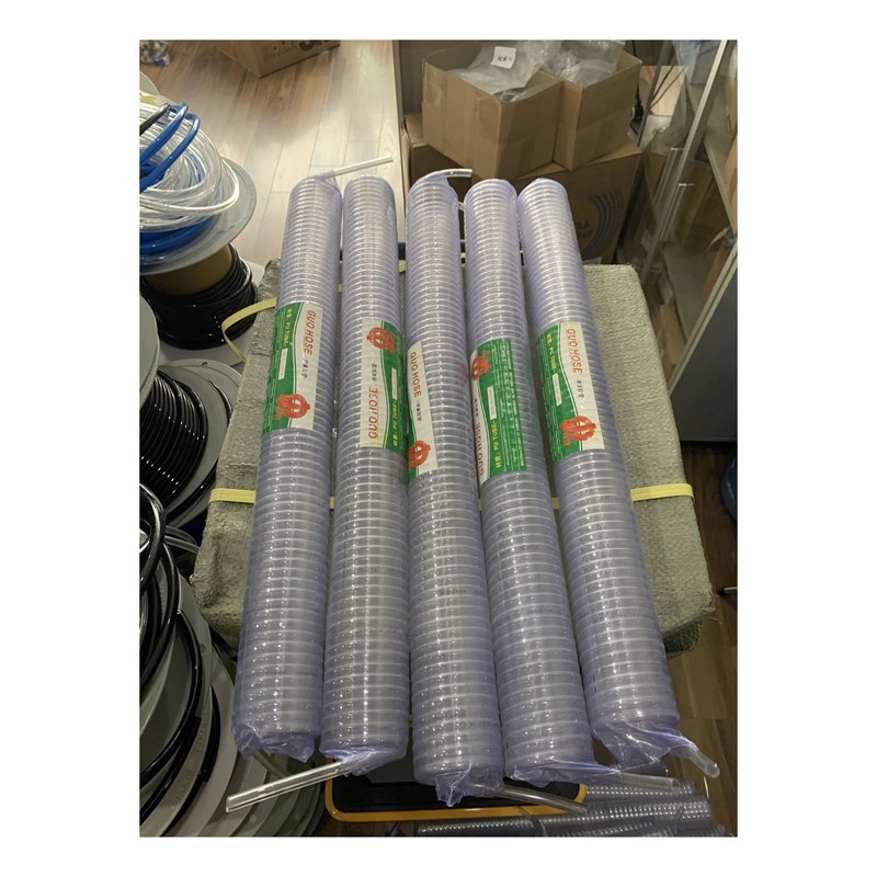 Ống hơi xoắn trắng 8x3m (Ống 8 dài 3m) KAILY