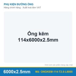 Ống kẽm 114x6000x2.5mm (cây)