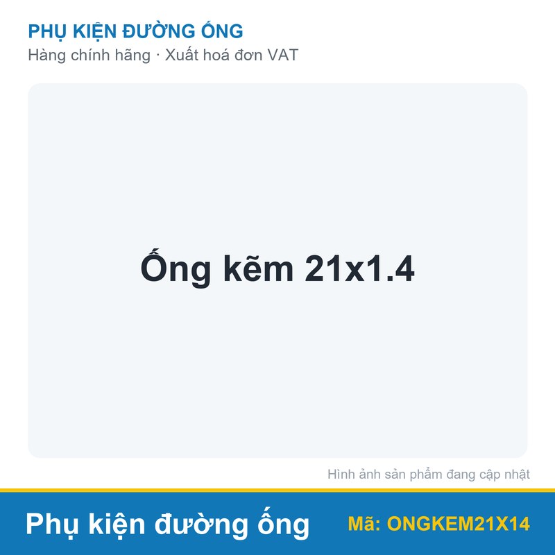 Ống kẽm 21x1.4 (cây)