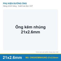 Ống kẽm nhúng 21×2.6mm (cây)