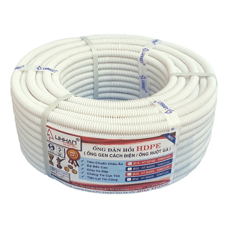 Ống ruột gà phi 25 Nam Việt