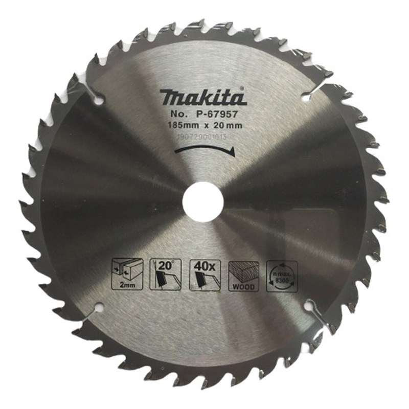 Lưỡi cưa gỗ P-67957 (185x20mm) MAKITA