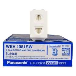 Hạt ổ cắm WEV1081SW âm tường 1 lỗ (Lớn) Panasonic