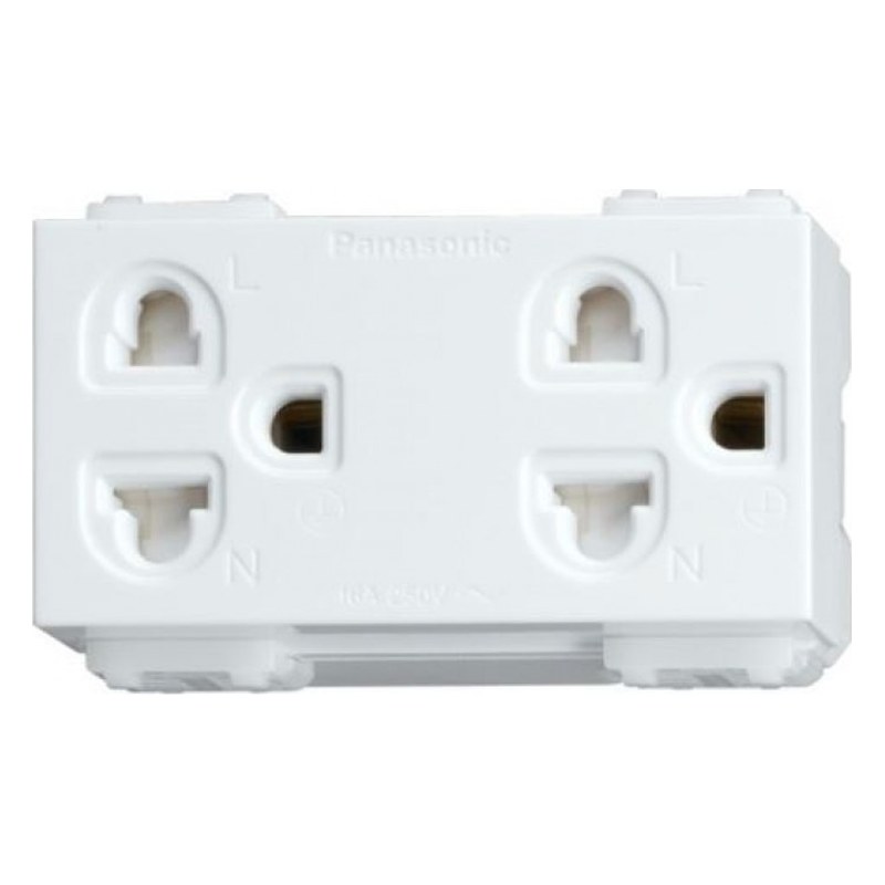 Ổ cắm đôi 3 chấu WEV1582-7SW Panasonic
