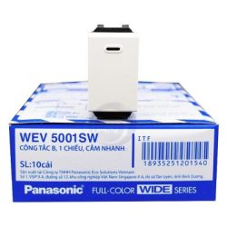Công tắc B, 1 chiều, 250VAC – 16A WEV5001SW Panasonic