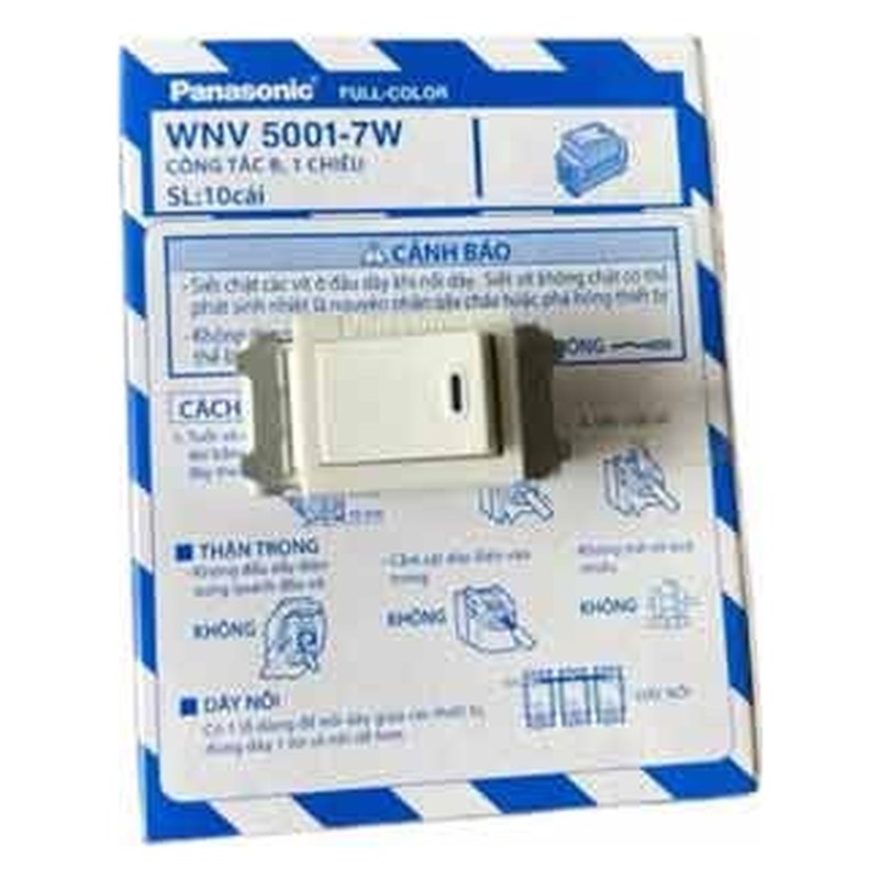 Hạt công tắc WNV5001-7W âm tường 1 chiều (nhỏ) Panasonic