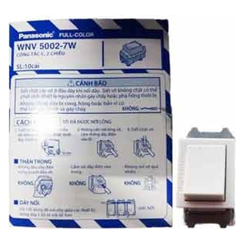 Hạt công tắc WNV5002-7W âm tường 2 chiều (Nhỏ) Panasonic