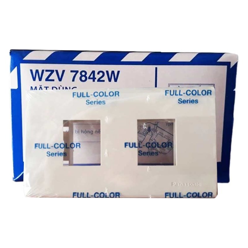 Mặt 2 thiết bị WZV7842W (Nhỏ - Âm tường) Panasonic