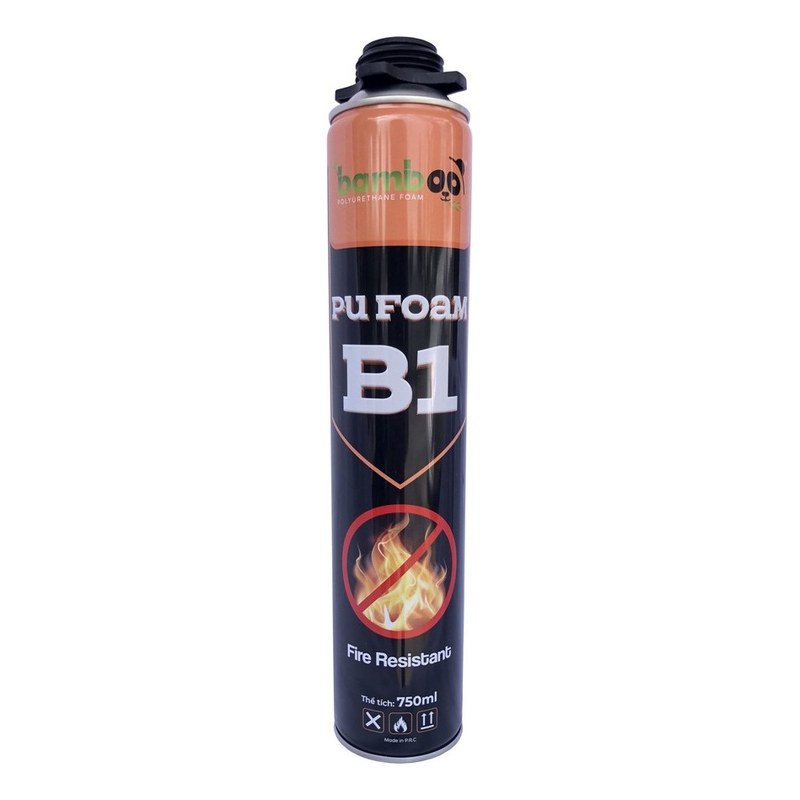 Keo bọt nở PU Foam B1 chống cháy BAMBOO