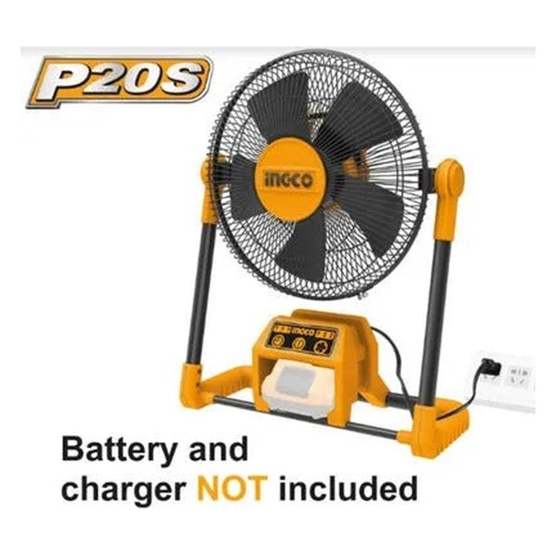 Quạt dùng pin 20V / điện 240V Ingco CFALI2001