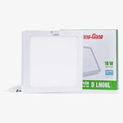 Đèn LED ốp trần vuông DLN08L 18W/23×23 (6500k) Rạng Đông