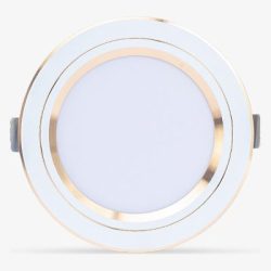 Đèn LED âm trần đổi màu viền bạc AT20 (110/12W) Rạng Đông
