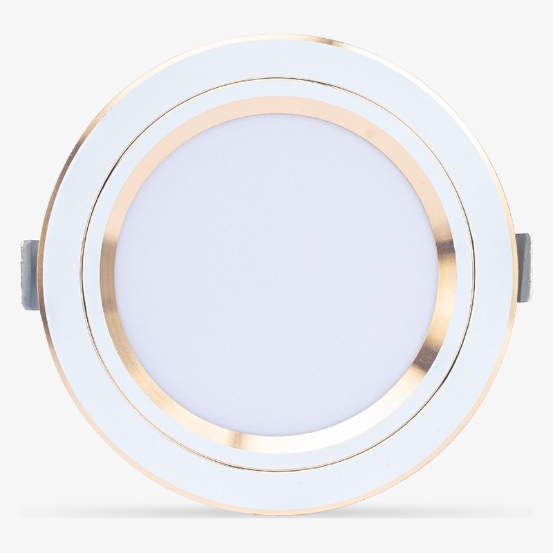 Đèn LED âm trần đổi màu viền bạc AT20 (110/12W) Rạng Đông