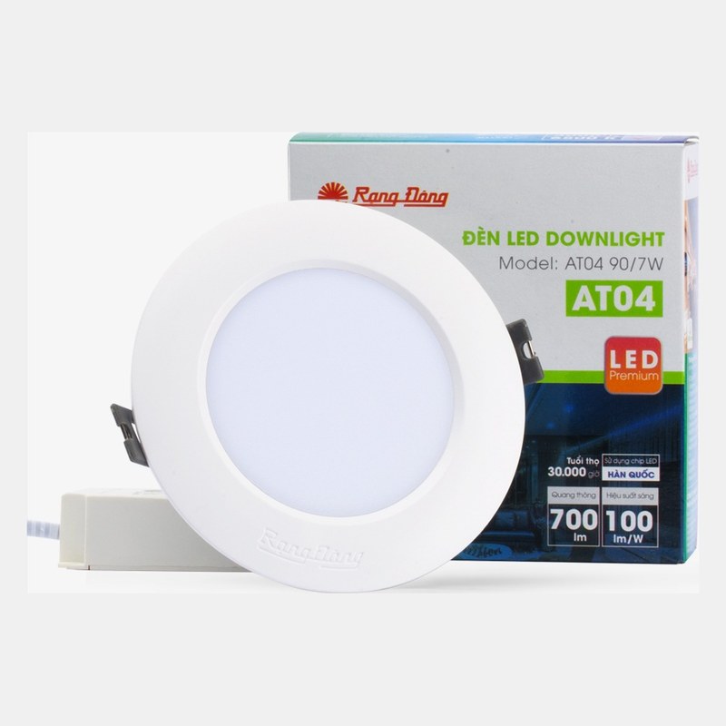 Đèn LED Downlight AT04 (90/7W) Rạng Đông