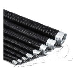 Ống ruột gà lõi thép bọc nhựa đen 3/4″ ID: 19mm, OD: 24mm (cuộn)