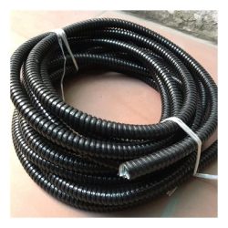 Ống ruột gà lõi thép bọc nhựa đen 1 1/2″ ID: 38mm, OD: 44mm (mét)