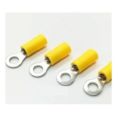 Đầu cos tròn phủ nhựa RV5.5-5 (Vàng)