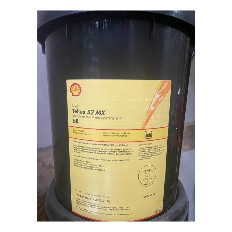 Dầu thủy lực Tellus S2 MX68 (20L) SHELL