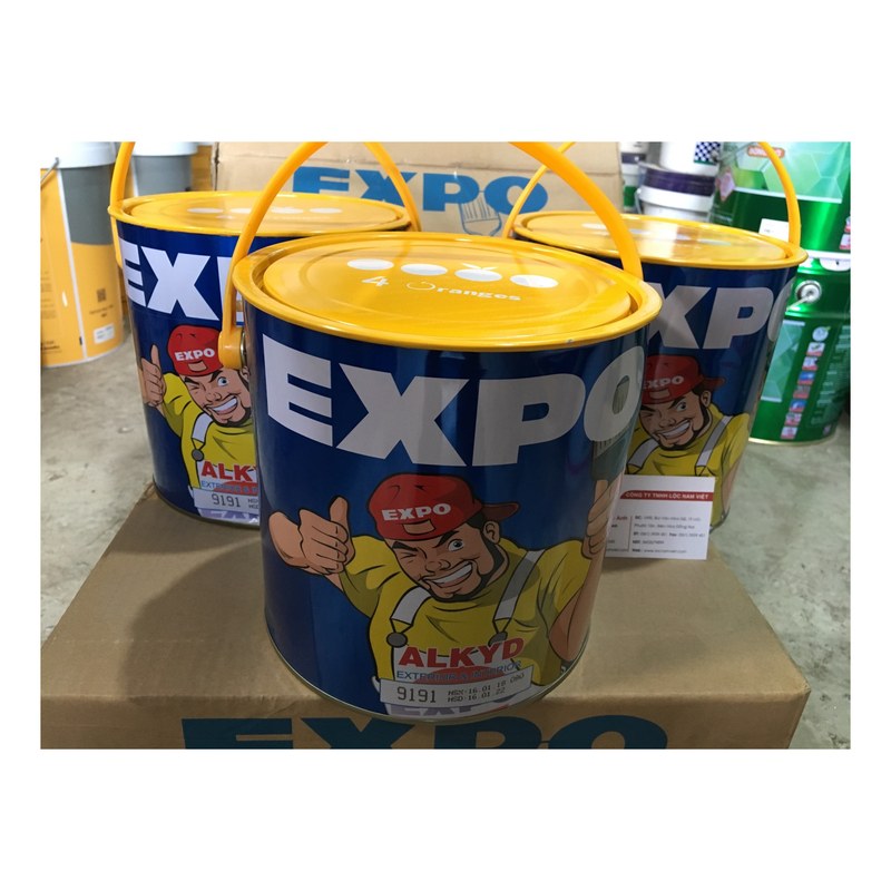 Sơn dầu EXPO màu trắng kem 9191 (3L/Lon)