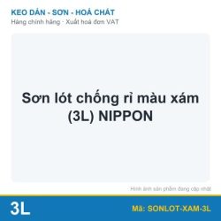 Sơn lót chống rỉ màu xám (3L) NIPPON (lon)