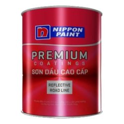 Sơn vạch kẻ đường màu vàng (5L) NIPPON (lon)