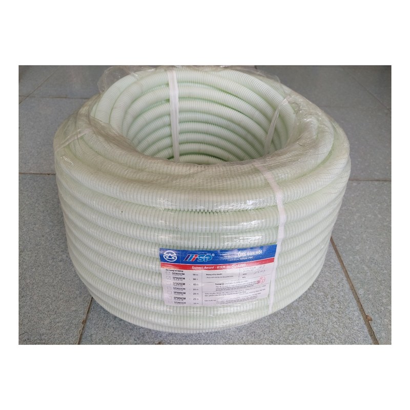 Ống ruột gà Ø20 SP9020CM (trắng) SINO
