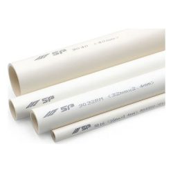 Ống luồn dây điện Ø25 SP9025L (trắng) SINO (cây)