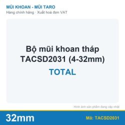Bộ mũi khoan tháp TACSD2031 (4-32mm) TOTAL