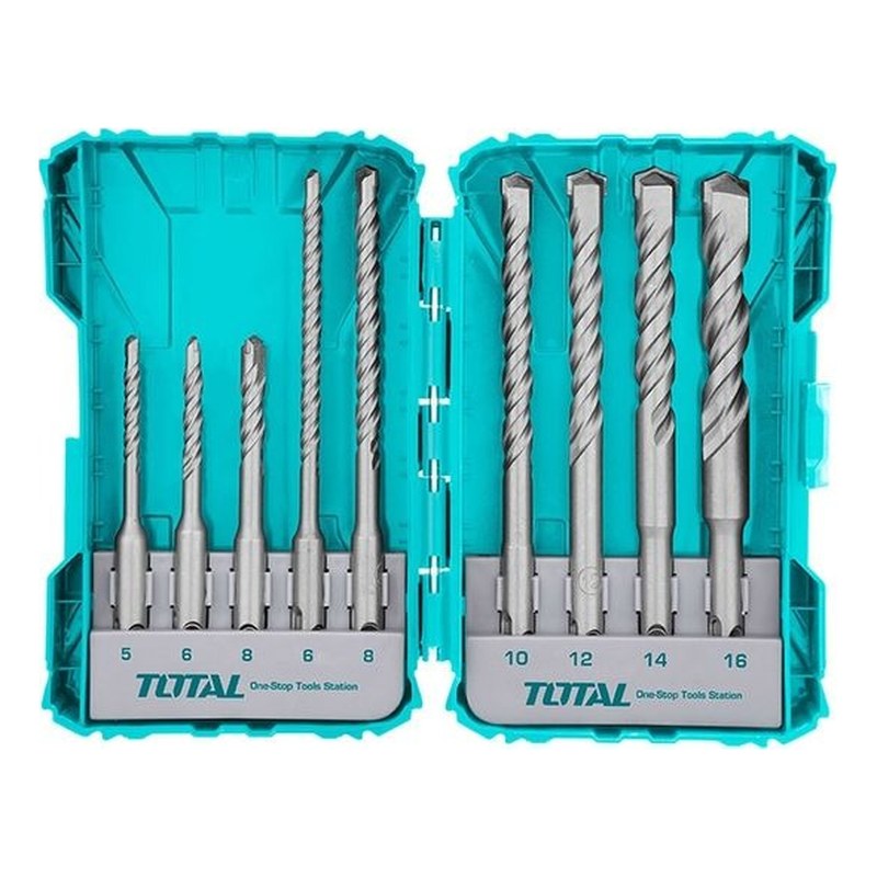 Bộ mũi khoan bê tông chuôi gài 9pcs TACSDL30901 TOTAL