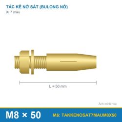 Tắc kê nở sắt xi 7 màu M8x50