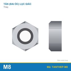 Tán thép M8 (DIN934)