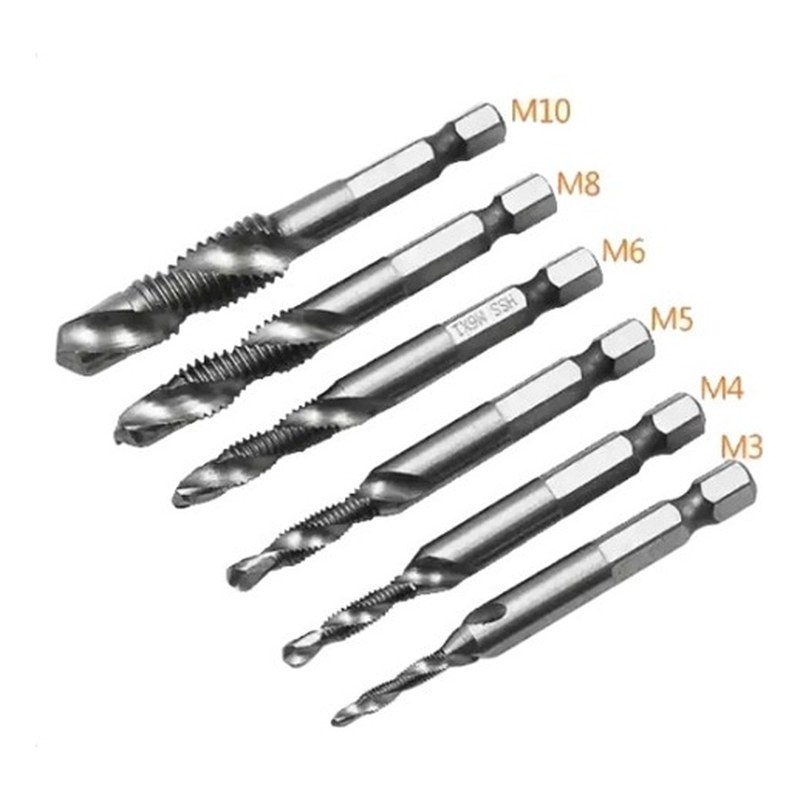 Bộ mũi khoan taro (6pcs) (M3-M10) TAP-6S SOLARWIND