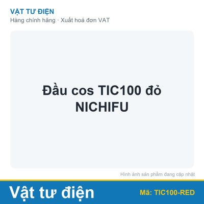 Đầu cos TIC100 đỏ NICHIFU