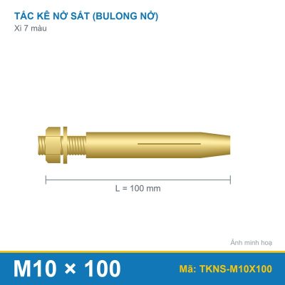Tắc kê nở sắt xi 7 màu M10 x 100