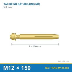 Tắc kê nở sắt xi 7 màu M12 x 150