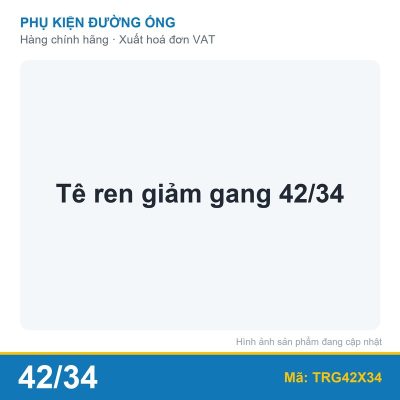 Tê ren giảm gang 42/34