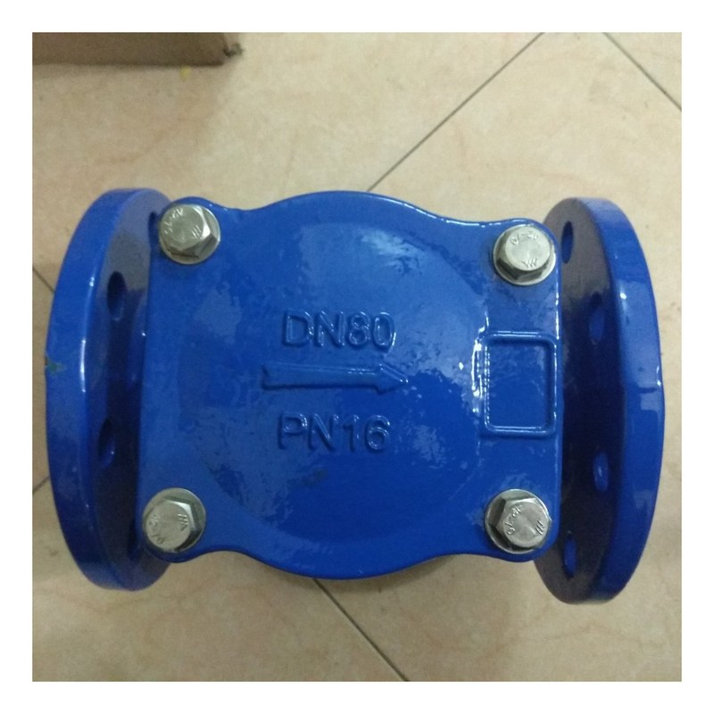 Van một chiều lá lật gang mặt bích DN80 SANPO