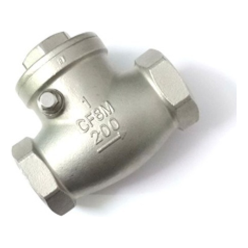 Van 1 chiều lá lật ren inox 304 DN15 (phi21)