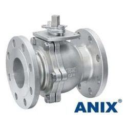 Van bi inox 316 seat PTFE nối bích JIS10K RF 65A ANIX
