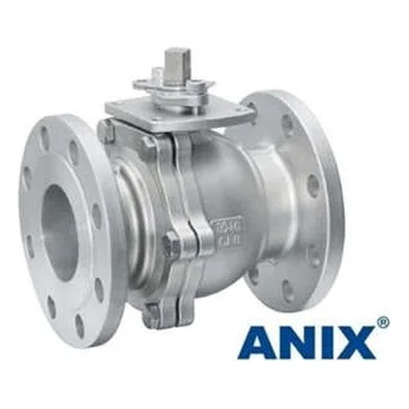 Van bi inox 316 seat PTFE nối bích JIS10K RF 65A ANIX