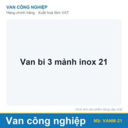 Van bi 3 mảnh inox 21