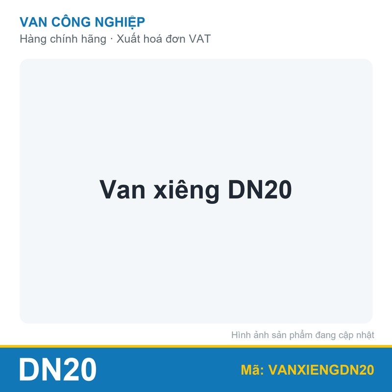Van xiêng DN20